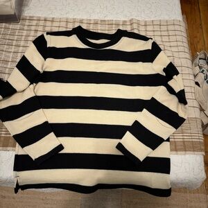 Dehen 1920 Breton Stripe Wool Sweater